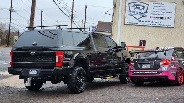 My truck after Gabe's crew did their magic.  Looking sweet.