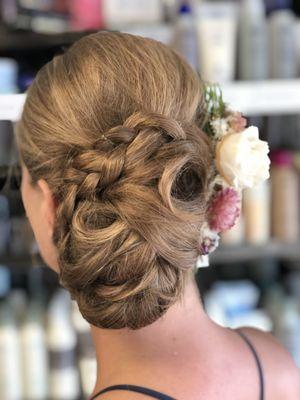 Wedding hair trial. Hair by Joe