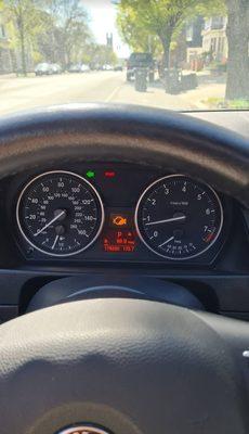 Check engine lights after purchase.