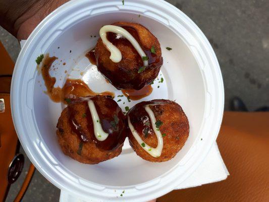 Takoyaki!!! They were so good!