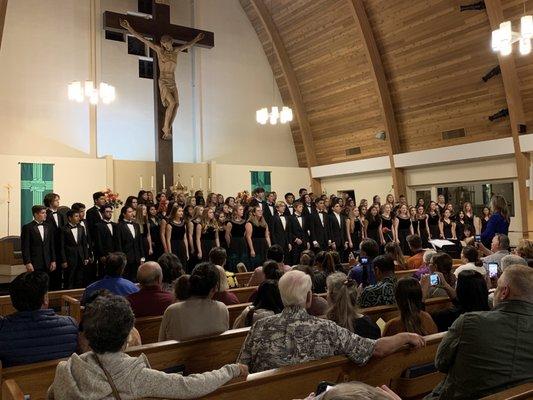 Grossmont High School Vocal Music Fall Concert 2019. Our G-son Zion's first choir performance!