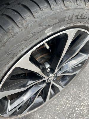 I got a tire change and they didnt put my caps back on and dont think they rotated my tires .