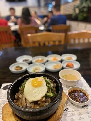 Mushroom Dolsot Bibimbop