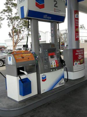 Chevron With Techron Gasoline Pump