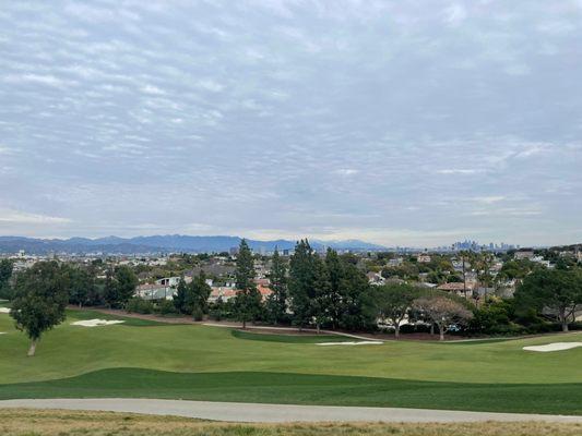 Hollywood Sign/ Big Bear Mountain/ City Skyline view from the 7th hole