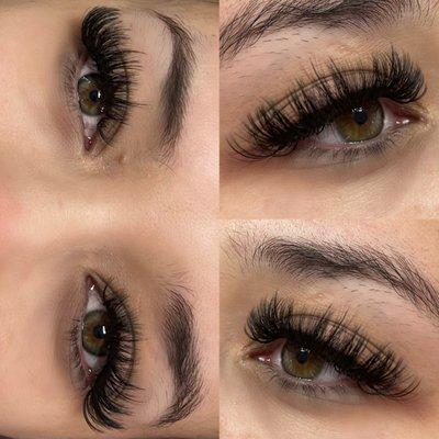 Wispy lashes by Nathaly