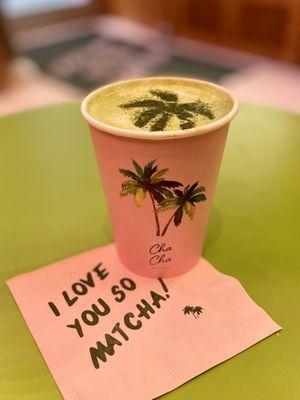 Matcha Latte ($6)