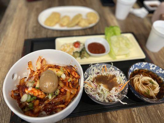 Spicy Squid Rice Bowl