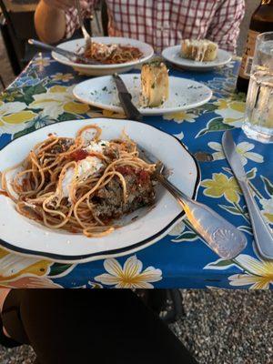 Spaghetti and Brick Oven Meatballs