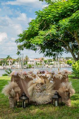 Waterfront Boho Wedding in Tampa Bay Fl