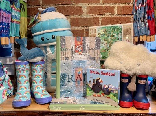 Fun Seattle themed books and toys!