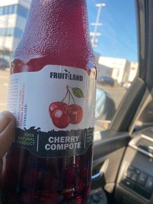 Bomb cherry juice from Armenia