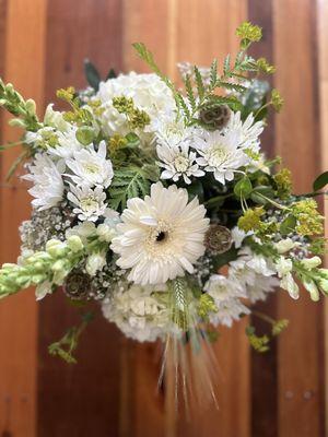 Top view of bouquet.