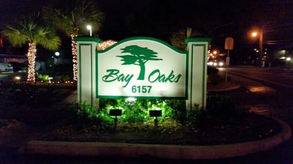 Nighttime at Bay Oaks