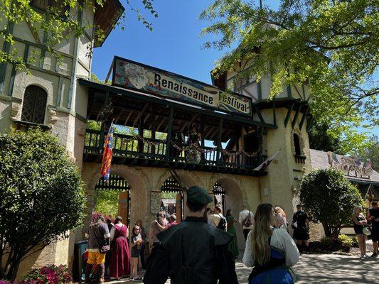 Georgia Renaissance Festival 2022 - entrance.