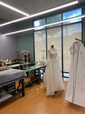 Wedding dress alteration