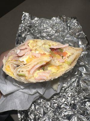 Ham Breakfast Burrito