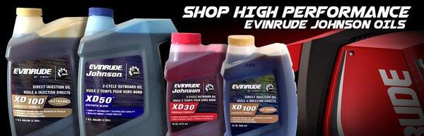 High Performance Evinrude Johnson Oils