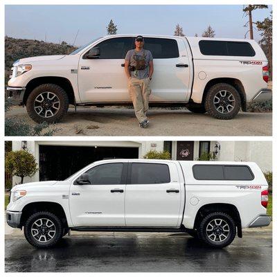 Top pic is 2019, right before opening day archery season. Bottom pic is 3/10/23. Yeah, need slightly bigger tires