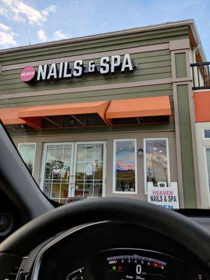 Outside of nail salon