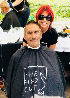 Cutting hair for the homeless
A true blessing to be part of THE KIND CUT Team for this event in downtown L.A.