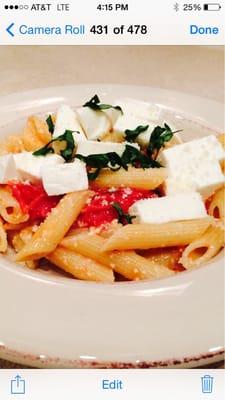 Pasta Caprese. Mmmmmm