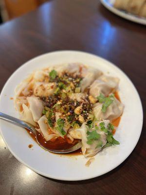 Spicy Wontons Pork & Shrimp(8)