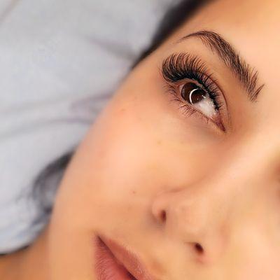 Signature Volume Eyelash extensions