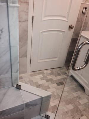 3/8 Custom Shower Enclosure. We are experts in making enclosure for any style opening!