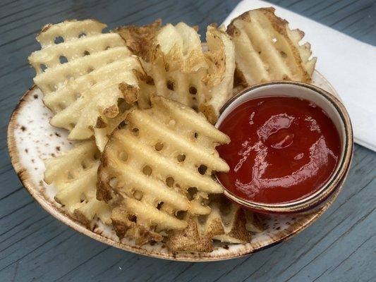 Waffle fries