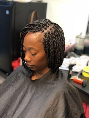 Bob box braids