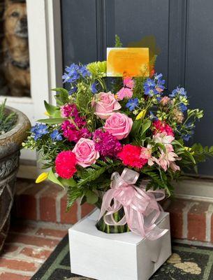 We make and deliver flowers for you through Legacy Florals in Lawrenceville.