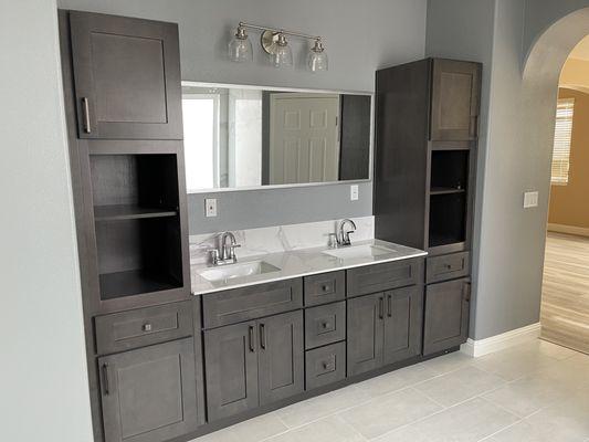 Bathroom cabinets that work with  your space and needs