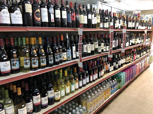 Wine section