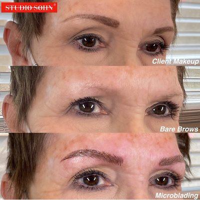 Natural microblading