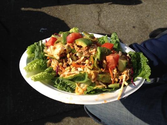 Top of the line salad .. cost $12 .. very filling