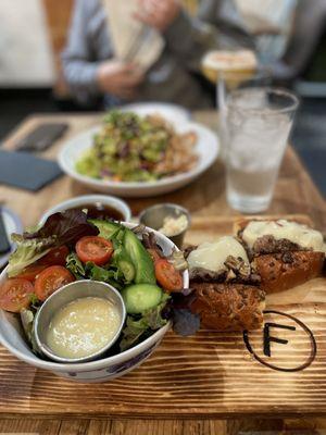 Finch Dip with side salad