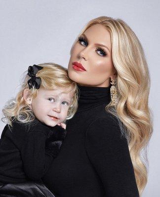 Hair and Makeup on the beautiful Alumni RHOC Gretchen Rossi