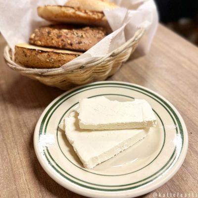 Bagels & plain cream cheese