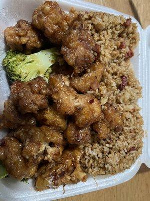 D16. General Tso's Chicken Combo !