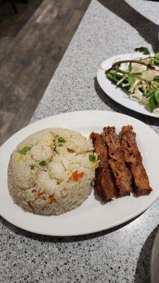 Fried rice with BBQ pork - kid size