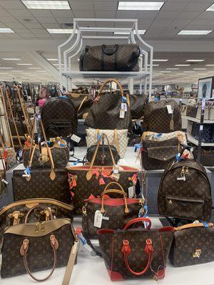 The coveted collection of LV bags. Such luxury offered to the military community. Use the Military Star Card and one can be yours!