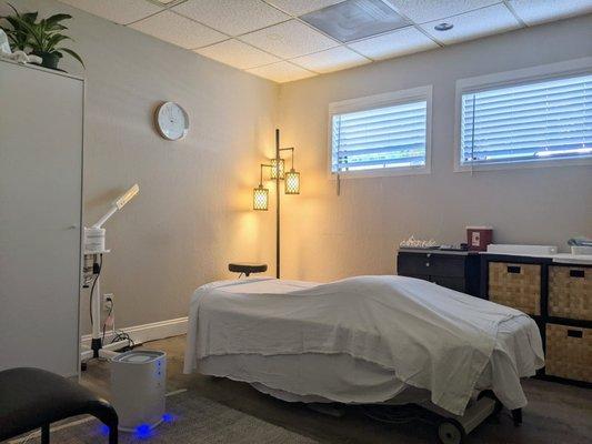 Serene treatment room