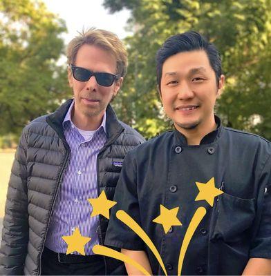 Starlight sushi with Jerry Bruckheimer