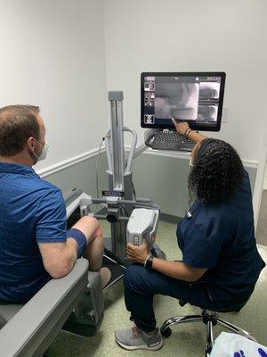 Our exam utilizing state of the art fluoroscopy to place the therapy exactly into the joint.