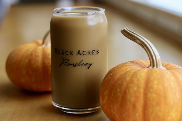 Basic N Boujee Cold Brew Latte | housemade pumpkin spice syrup, cold brew, oat milk | *fall seasonal*