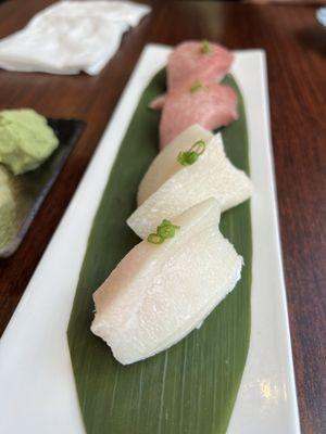 Hamachi Toro (2 piece nigiri)