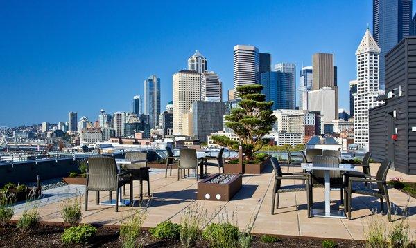 Rooftop Deck at The Nolo at Stadium Place, Seattle, WA