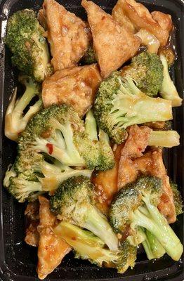 73. Broccoli with Garlic Sauce, add tofu