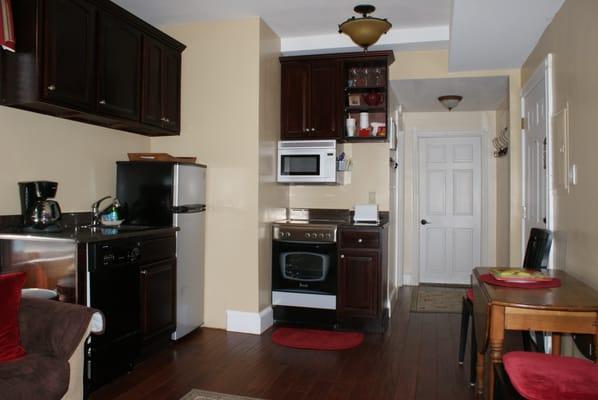 The busiest room in the house, this kitchen is equip for your food preparation